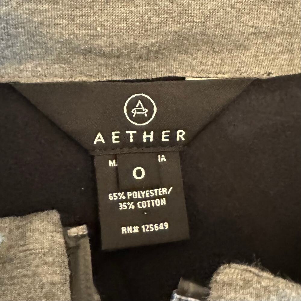 Aether Gray Full Zip Long Sleeve Jacket XS Zippered Pockets - Picture 3 of 9